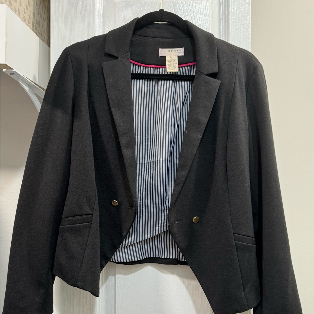 Petite Small Kenar Black Blazer
